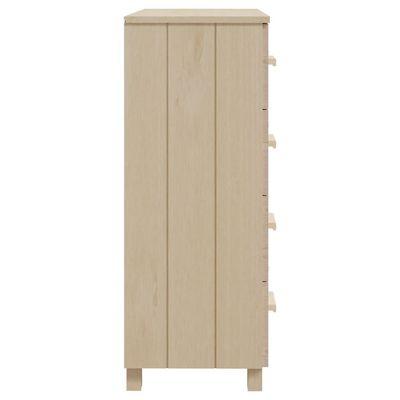 Sideboard HAMAR Honey Brown 79x40x103.5 cm Solid Wood Pine