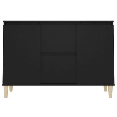 Sideboard Black 103.5x35x70 cm Engineered Wood