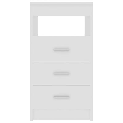 Drawer Cabinet White 40x50x76 cm Engineered Wood