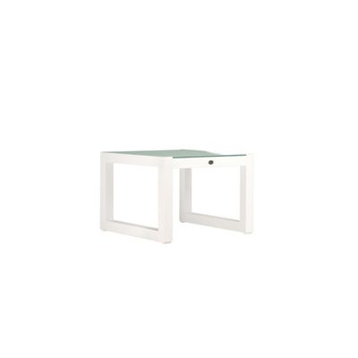 Bali White Corner Table