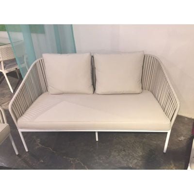 Corcega White 2-Seater Sofa