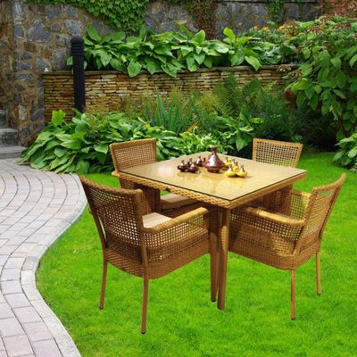 Nice Natural Square Small Dining Table