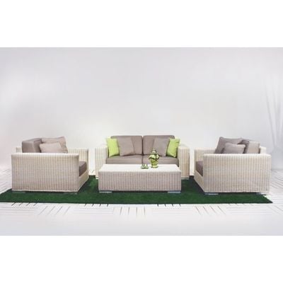 Tahiti White Rectangle Coffee Table