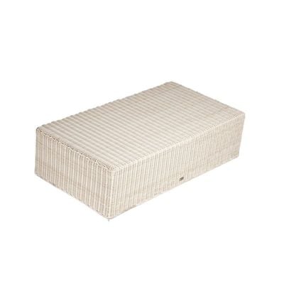 Tahiti White Rectangle Coffee Table