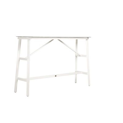 Venice White Bar Table