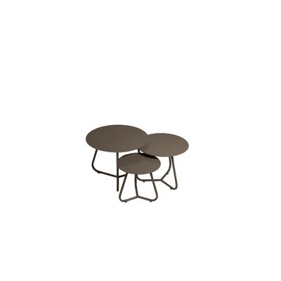 Sardinia Taupe Side Table Set - 40, 50 and 60 cm