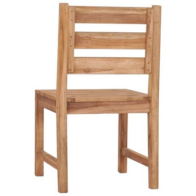 Garden Chairs 2 pcs Solid Teak Wood