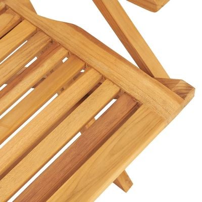 Folding Garden Chairs 2 pcs 56x63x90 cm Solid Wood Teak