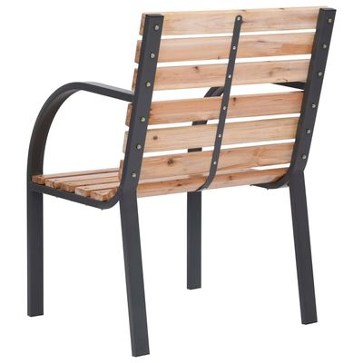 Garden Chairs 2 pcs Solid Wood Fir