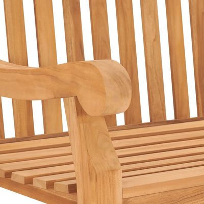 Garden Bench 114 cm Solid Teak Wood