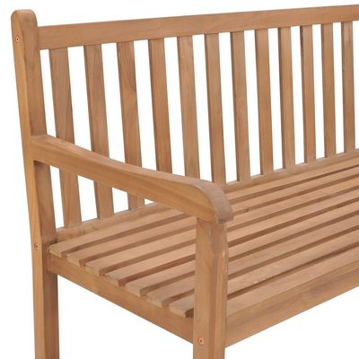 Garden Corner Bench 185x185x90 cm Solid Teak Wood