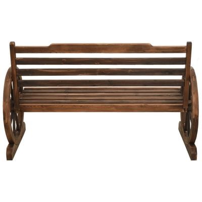 Garden Bench 112 cm Solid Firwood