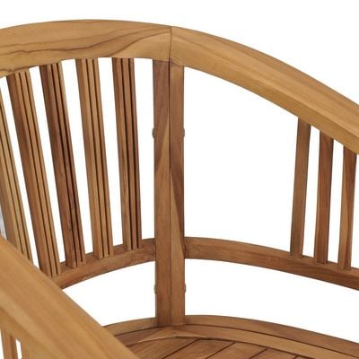 Garden Chairs 2 pcs Solid Teak Wood