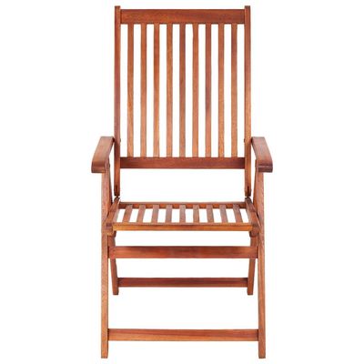 Folding Garden Chairs 6 pcs Solid Acacia Wood