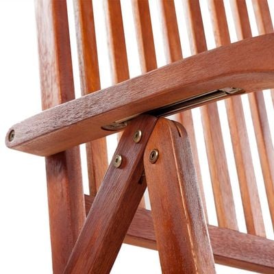 Folding Garden Chairs 6 pcs Solid Acacia Wood