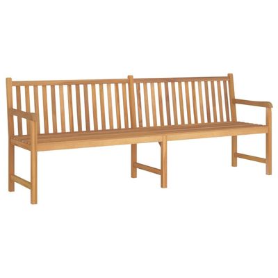 Garden Bench 228 cm Solid Teak Wood