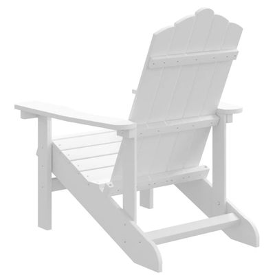 Garden Adirondack Chair HDPE White