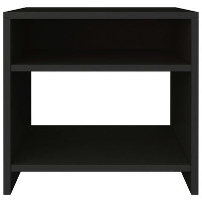 Bedside Cabinets 2 pcs Black 40x30x40 cm Engineered Wood