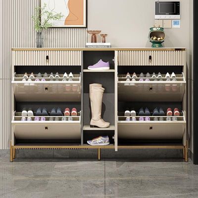 Wooden Shoe Cabinet + 140cm + Single layer