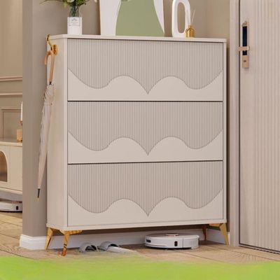 Stood Wooden Shoe Cabinet Handless Design + 100 cm