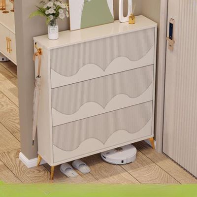 Stood Wooden Shoe Cabinet Handless Design + 100 cm