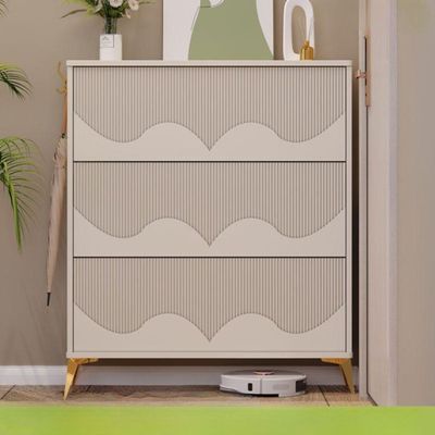 Stood Wooden Shoe Cabinet Handless Design + 100 cm