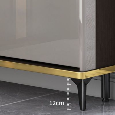 Stood Wooden Shoe Cabinet Racker with Gold Hands + 100 cm