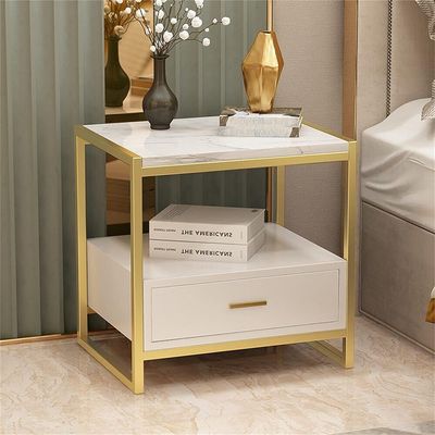 Nightstand Bedside Table + white