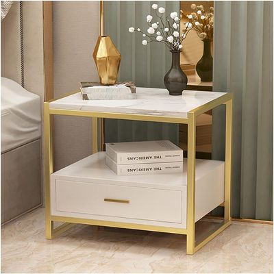 Nightstand Bedside Table + white