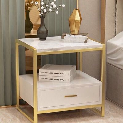 Nightstand Bedside Table + white