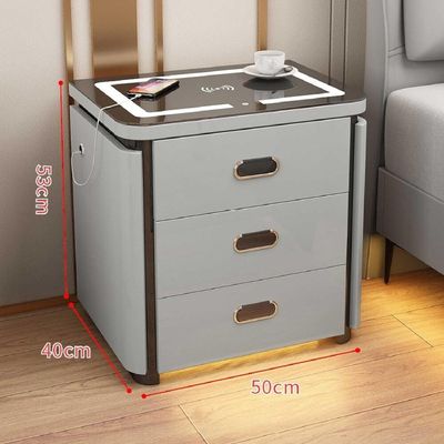  Smart Bedside Table + Gray