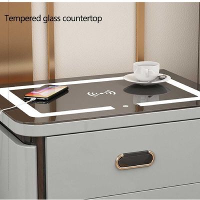  Smart Bedside Table + Gray