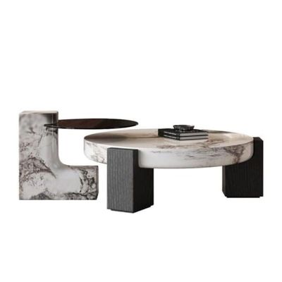 High Designer Marble Coffee Table  + 110*110 cm