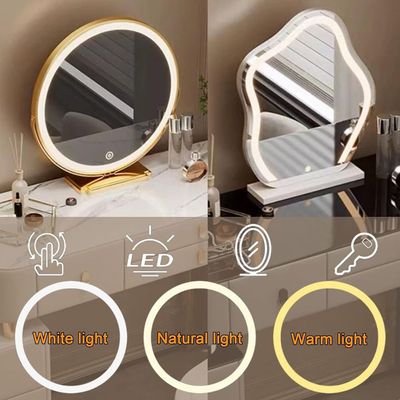 Smart Dressing Table with Chair and Lighted Mirror