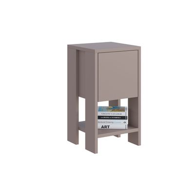 Mourah Ema Nightstand - Light Mocha - 2 Years Warranty