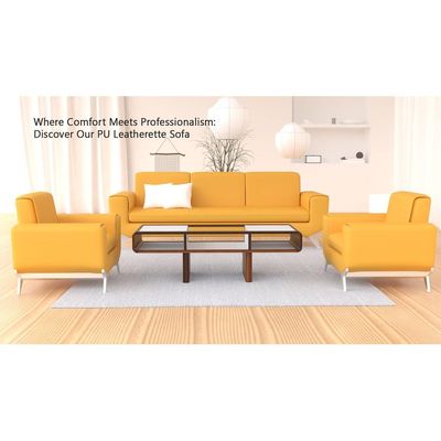 أريكة Mahmayi GLW SF165-1 صندل من جلد البولي يوريثان بمقعد واحد - أثاث غرفة معيشة مريح بتصميم أنيق (مقعد واحد، صندل)
