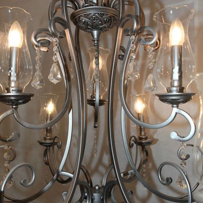 Crystal 9-Light Hanging Chandelier