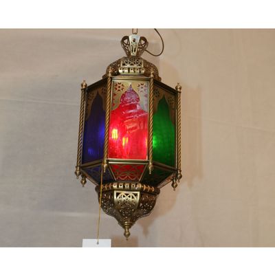 Arabic Style Brass Pendant Lights Lantern for Ramadan