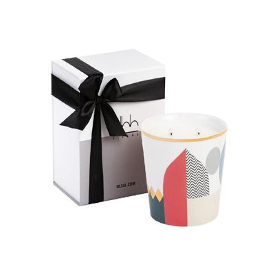 Silsal x Sabr 'Layalee' Blooming Oud Candle- 500g For Occassions like Ramdan