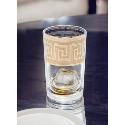 Set of 6 glasses, 250 ml "Greece" 3, for Occassions like Ramadan