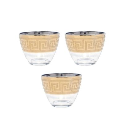 Set of 3 small salad bowls, h 60 d 110 "Greece", for Occassions like Ramadan