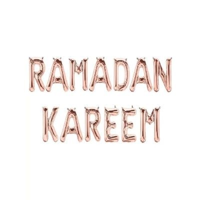 Ramadan Kareem Foil Balloons Silver, for Occassions like Ramadan