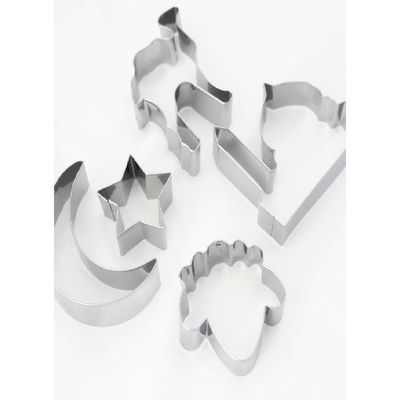 Islamic Shapes Cookie Cutters (5pk), for Occassions like Ramadan