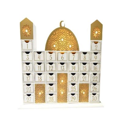 Ramadan Mosque Calendar with lights, for Occassions like Ramadan
