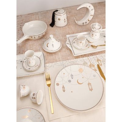 Rosa Farha Coffee Set 6 pcs|Suitable Ramadan and Eid Decoration & Celebration|Perfect Festive Gift for Home Decoration in Ramadan, Eid, Birthdays, Weddings.