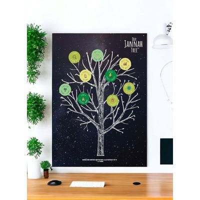 Our Jannah Tree: Reuseable Wall Decal