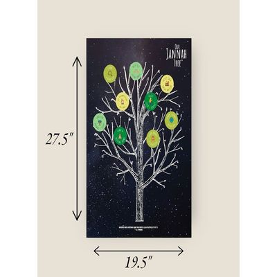 Our Jannah Tree: Reuseable Wall Decal