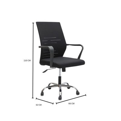 Office Chair Ergonomic Executive Chairs Mesh Computer Chair Office Desk Chair with Armrests Adjustable Height Swivel Chair for Home