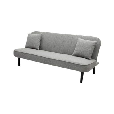 Adjustable Folding Accent 3 Seater Sofa Couch for Living Room,Futon Fold Sofa Bed,Convertible Sleeper Sofa, Convertible Modern Futon for Living Room Grey