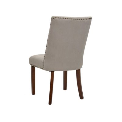 Fabric Dining Chairs,Classic Accent Upholstered Parsons Chair Single Chair Beautiful Design for your dining room White Color